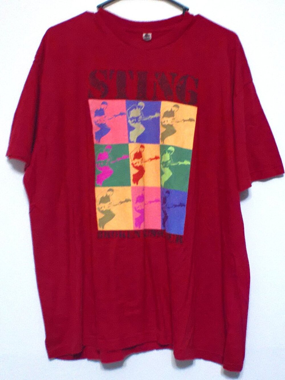 Vintage Sting Mercury Falling Tour T-Shirt XXL Red 1996 Band Tee Made in USA